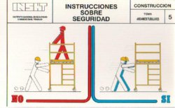 SI - NO CONSTRUCCION ANDAMIOS SI NO INSHT (12)  IMAGEN FOTOGRAFIA
